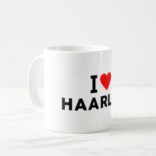 Haarlem Niederlande liebe Stadt Herz wie reisen Kaffeetasse