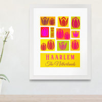 Haarlem Tulips Niederlande Holland Poster