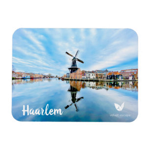 Haarlem Windmühle Kühlschrankmagnet von Velvet E Magnet
