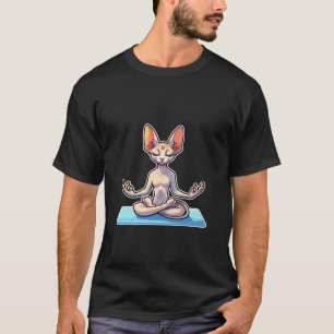 Haarlose Haustierliebhaber Sphynx-Katzen-Yoga T-Shirt