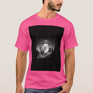 Haarlose Sphynx Kitten Cat Selfie Ufo Funny Meme T-Shirt