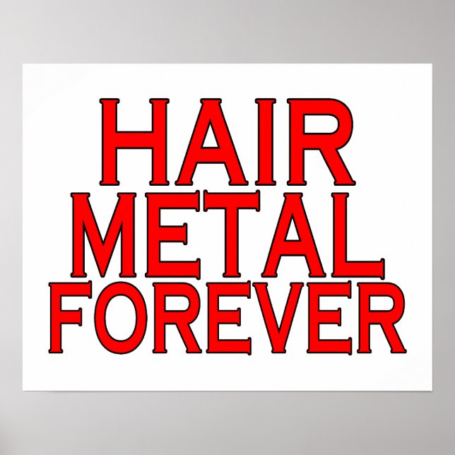 Haarmetall für immer poster (Vorne)