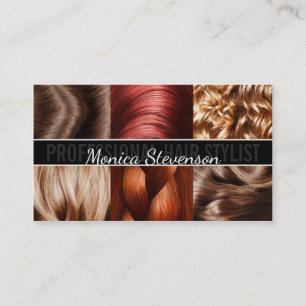 Haarschnitt-Stylist-Friseur-Trendy Geschäfts-Kart Visitenkarte