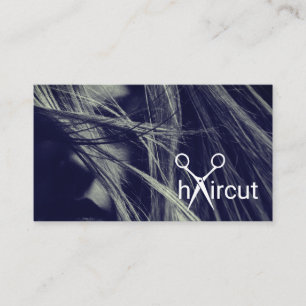 Haarschnitt-Symbol Hair Stylist Visitenkarte