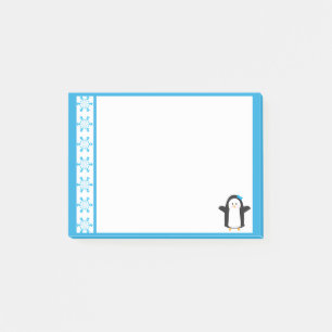 Haarschwanzpinguin Post-it Klebezettel