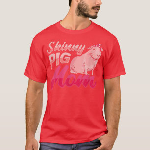 Haarschwein mit Bandana-Design für ein Meerschwein T-Shirt
