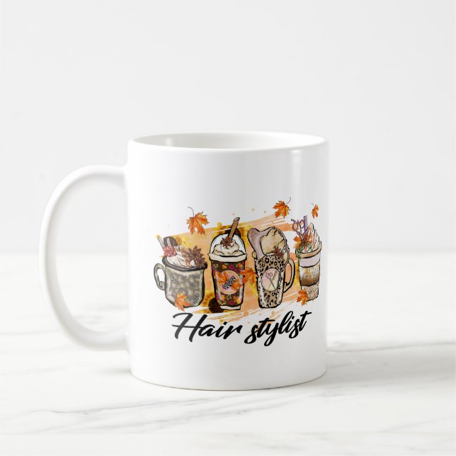 Haarstylistin... Kaffeetasse (Links)