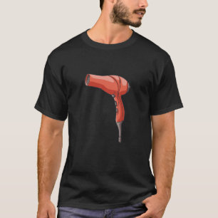 Haartrockner Friseur Flasche T-Shirt