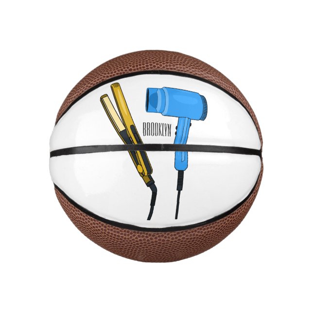 Haartrockner und Haarstreuer Mini Basketball (Vorderseite)