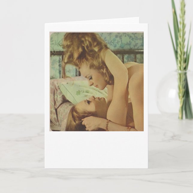 HaarValentine. Feiertagskarte (Vorderseite)