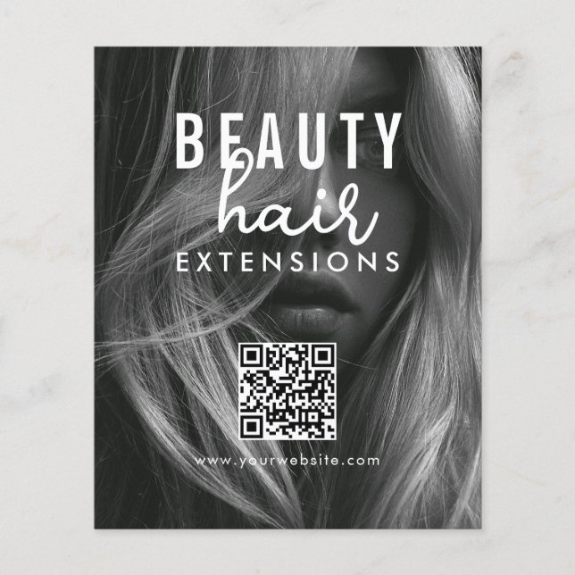 Haarverlängerung  Perücken-Bestellformular Haar-Br Flyer (Vorne)