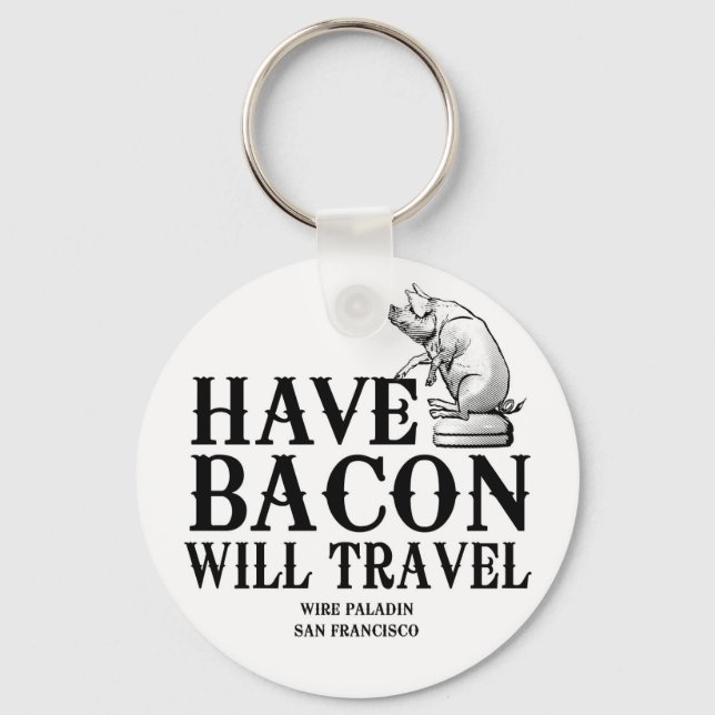 Habacon Will Travel Schlüsselanhänger (Vorderseite)