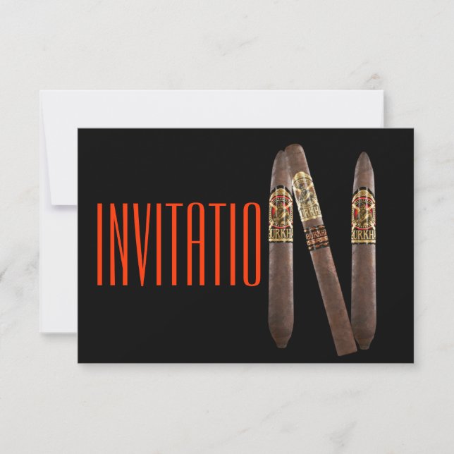 Habana Cigars Luxe Chic Invitation (Devant)