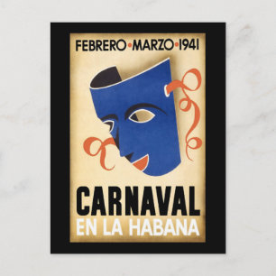 Habana Karneval Havanna Karneval 1941 Postkarte