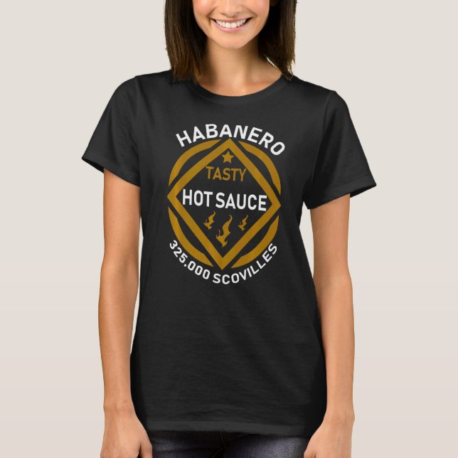 Habanero Hot Chili Sauce Halloween-Kostüm T-Shirt (Vorderseite)