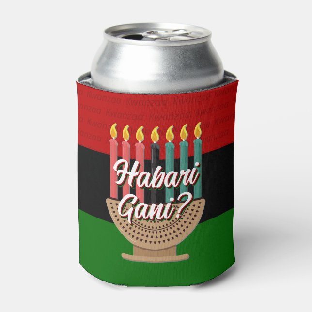 HABARI GANI Kwanzaa Dosenkühler (Kanne Vorderseite)