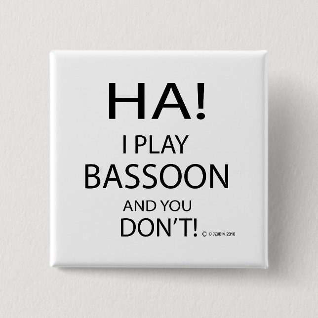 HaBassoon Button (Vorderseite)