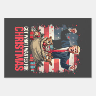 Habe das bekommen, was ich zu Weihnachten wollte T Geschenkpapier Set