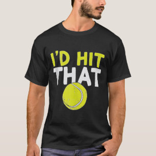 Habe den Tennis Ball Funny Player Coach getroffen T-Shirt
