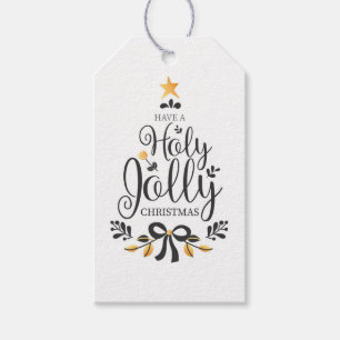Habe ein Holly Jolly Weihnachten Geschenkanhänger