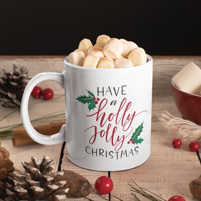 Habe ein Holly Jolly Weihnachten Kaffeetasse (Von Creator hochgeladen)