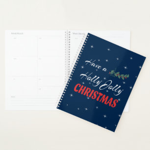 Habe ein Holly Jolly Weihnachten Planer