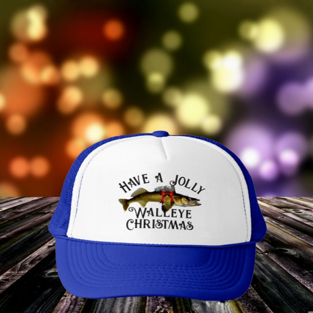 "Habe ein Jolly Walleye Weihnachten!" Truckerkappe (Von Creator hochgeladen)
