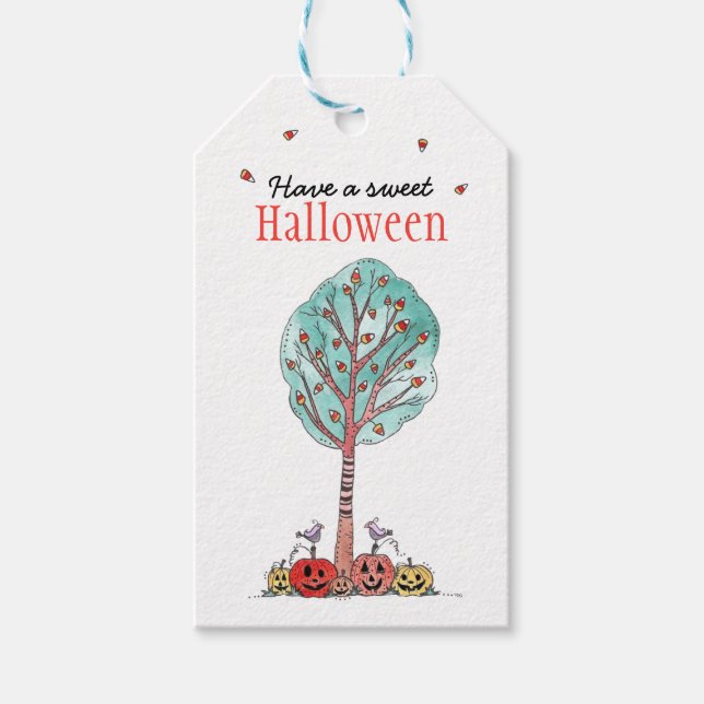 Habe ein süßes Halloween Geschenkanhänger (Vorderseite)