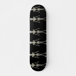 Habe ein unheimliches Halloween, Halloween Skelett Skateboard