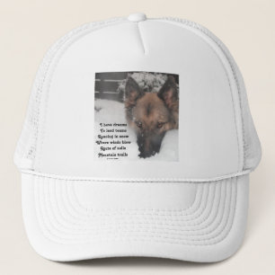 Habe ich ein Traumgedicht von Ladee Basset Truckerkappe