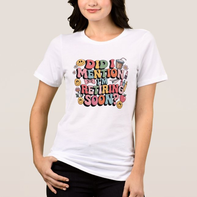 Habe ich erwähnt, dass ich bald wieder erwache? Tri-Blend shirt (Vorderseite)