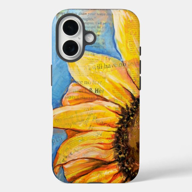 Habe keine Angst iPhone 16 Hülle (Rückseite)