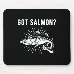 Habe Lachs Lachs Fisch Lachs Fischer Mousepad