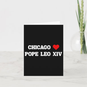 Habemus Papam Election 2025 Chicago Liebe Herzstüc Karte