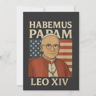 Habemus papam Papst Leo XIV Christentum Einladung
