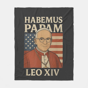 Habemus papam Papst Leo XIV Christentum Fleecedecke