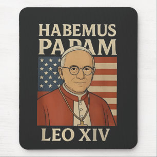 Habemus papam Papst Leo XIV Christentum Mousepad
