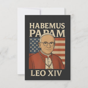 Habemus papam Papst Leo XIV Christliche Kirche Einladung