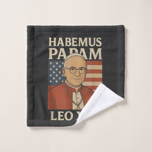 Habemus papam Papst Leo XIV Christliche Kirche Waschlappen