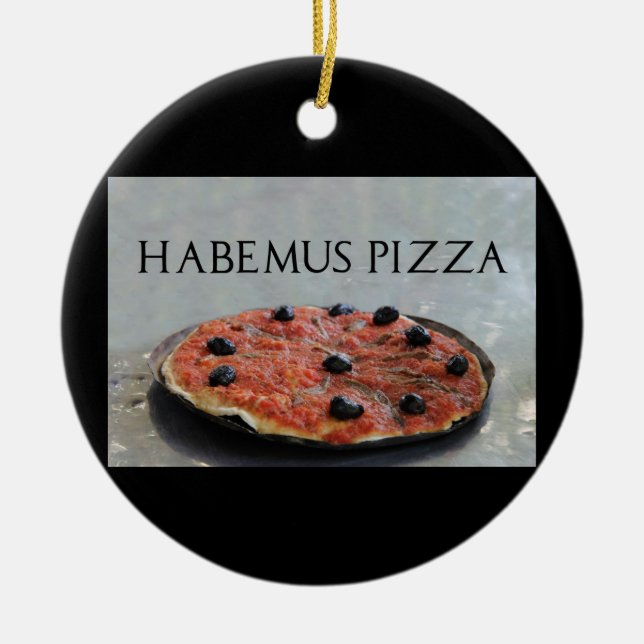 Habemus Pizza décoration de Noël (Devant)