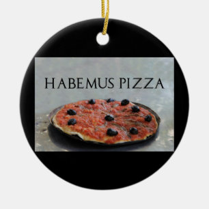 Habemus Pizza ornement de Noël