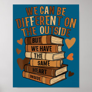 Haben das gleiche Herz Schwarzer Geschichte Monat Poster