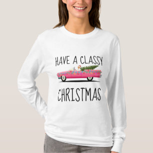 HABEN EINEN KLASSISCHEN CHRISTMAS LADIES T - Shirt