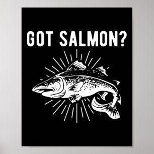 Haben Lachs Lachs Fisch Lachs Fischer Poster