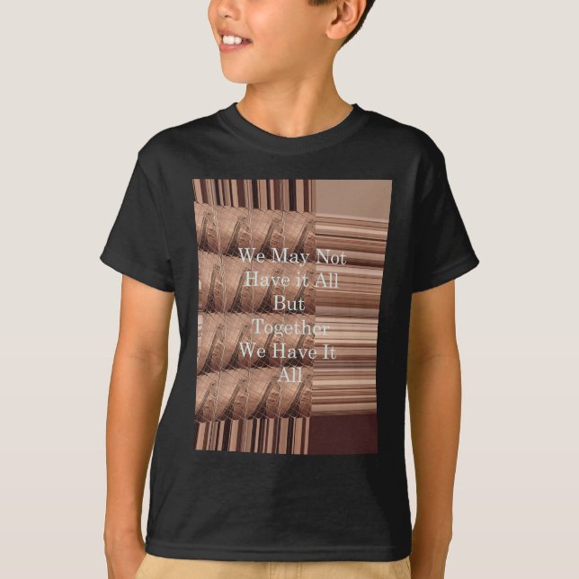 Haben Sie alles Giraffe Safari Hakuna Matata gewob T-Shirt (Vorderseite)