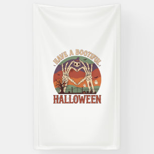 Haben Sie Bootiful Halloween Skelett Hände Katze S Banner
