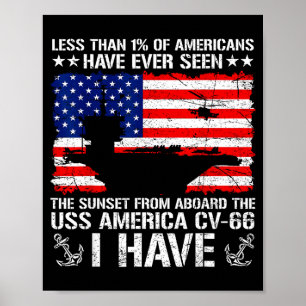 Haben Sie den Sonnenuntergang an Bord der USS Amer Poster