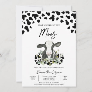 Haben Sie die Moos-Babydusche gehört? Einladung