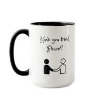 Haben Sie die Tasse des Friedens versucht?