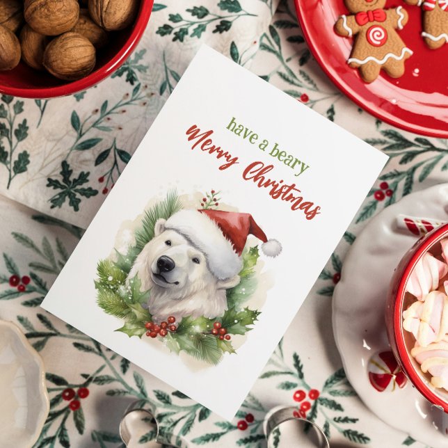 Haben Sie ein Bärenfröhliches Weihnachten Eisbär F (Von Creator hochgeladen)